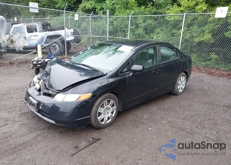 2008 Honda Civic Lx из США, поврежденный, VIN 1HGFA15588L107309